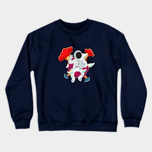 Astronot covid Crewneck Sweatshirt